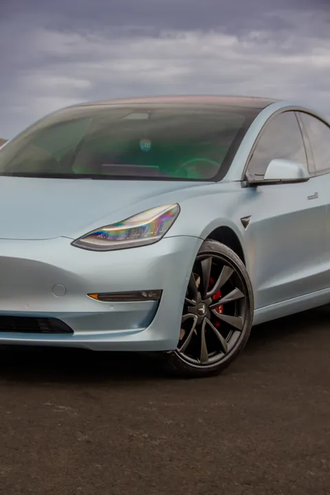 Tesla Model 3, Pearl white, full wrap